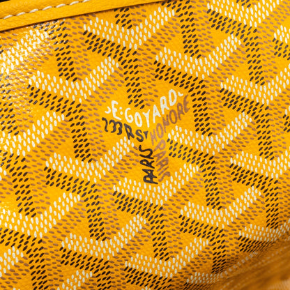 Goyard Saint Louis PM Tote Bag – Yellow Goyardine Canvas, Silver Hardware