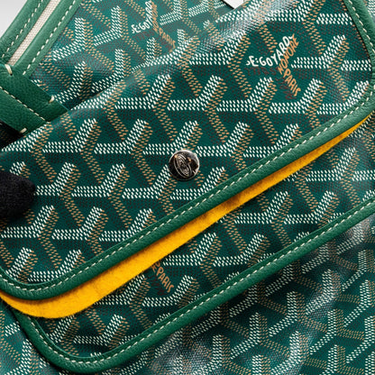 Goyard Saint Louis PM Tote Bag – Green Goyardine Canvas, Silver Hardware