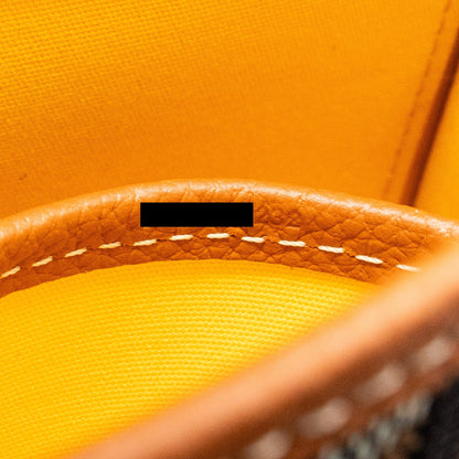 Goyard Belvedere PM Messenger Bag – Black & Tan Goyardine Canvas & Calfskin, Silver Hardware