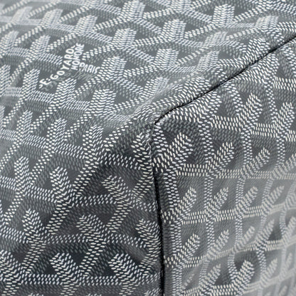 Goyard Saint Louis Tote GM – Grey Goyardine Canvas & Leather, Silver Hardware