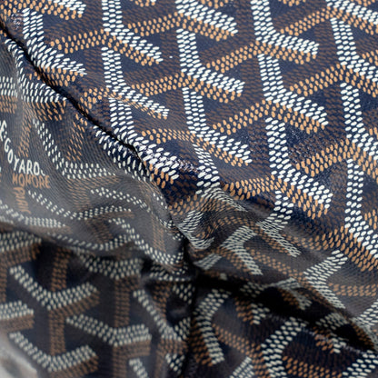 Goyard Saint Louis PM Tote Bag – Navy Blue Goyardine Canvas & Calfskin, Silver Hardware