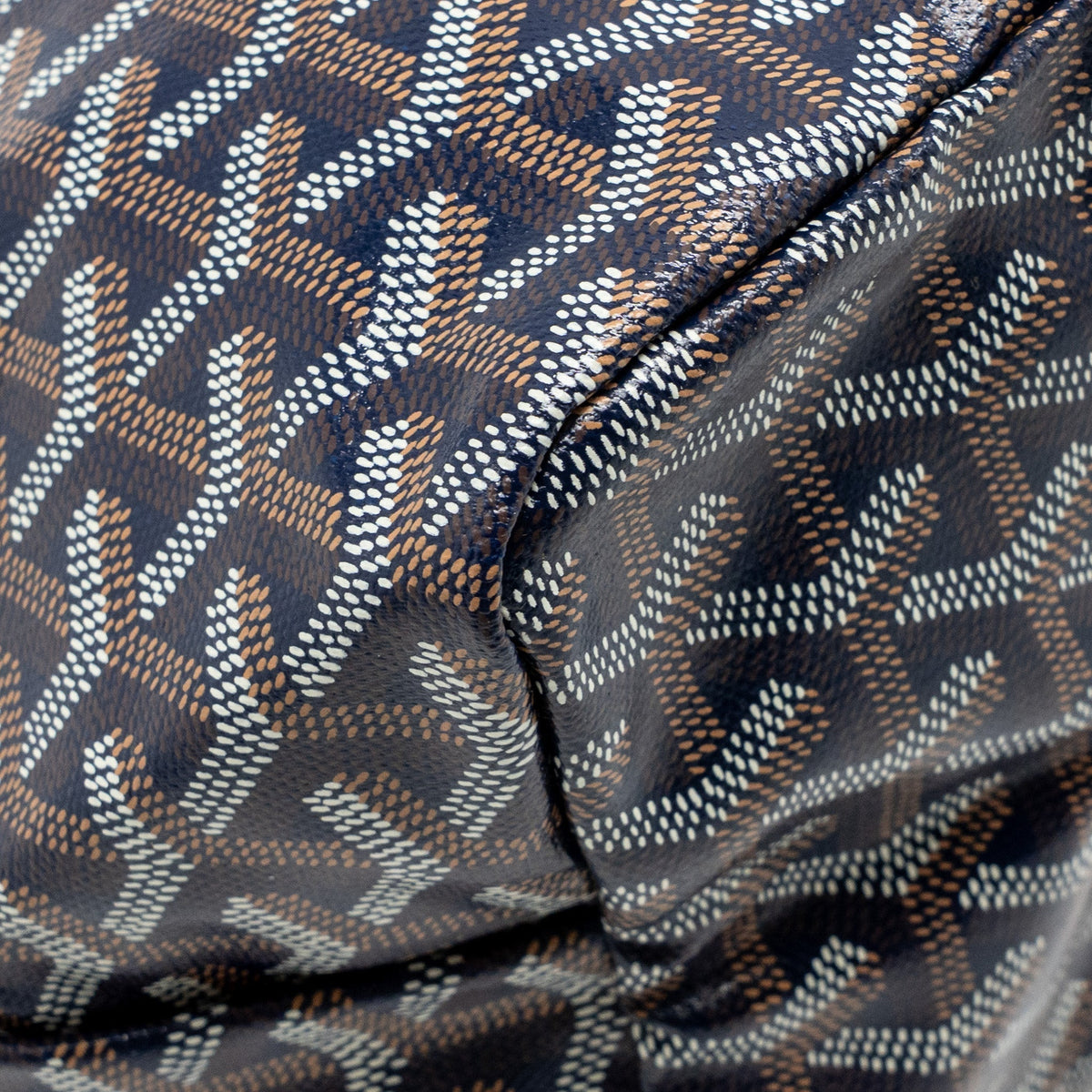 Goyard Saint Louis PM Tote Bag – Navy Blue Goyardine Canvas & Calfskin, Silver Hardware