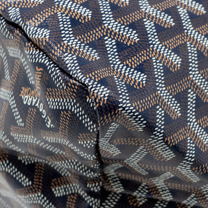 Goyard Saint Louis PM Tote Bag – Navy Blue Goyardine Canvas & Calfskin, Silver Hardware