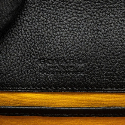 Goyard Belvedere MM Messenger Bag – Black Goyardine Canvas & Calfskin, Silver Hardware