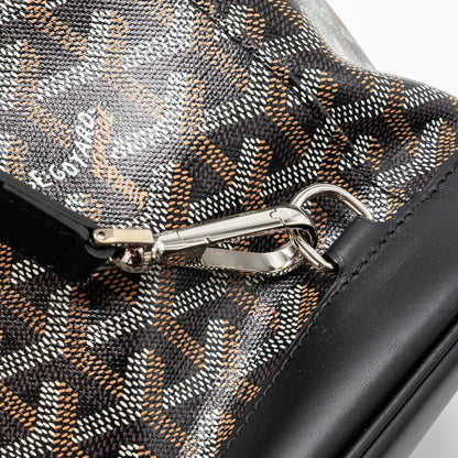Goyard Alpin Backpack – Black Goyardine Canvas & Leather, Silver Hardware