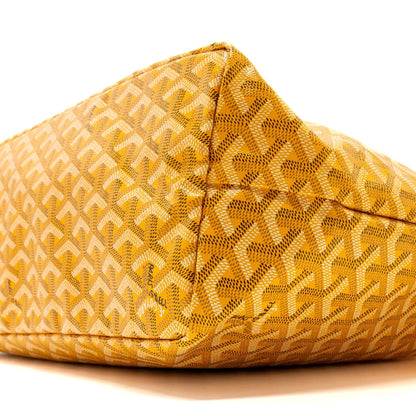 Goyard Saint Louis PM Tote Bag – Yellow Goyardine Canvas, Silver Hardware