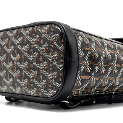 Goyard Mini Alpin Backpack – Black Goyardine Canvas & Leather, Silver Hardware