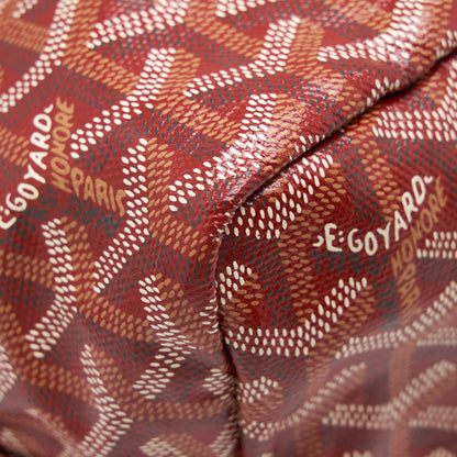 Goyard Saint Louis PM Tote Bag – Red Multicolour Goyardine Canvas