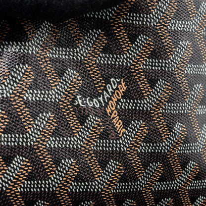 Goyard Saint Louis Tote GM – Black Goyardine Canvas & Leather, Silver Hardware