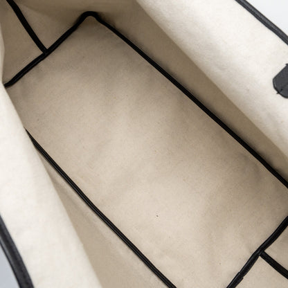 Goyard Saint Louis Tote GM – Black Goyardine Canvas & Leather, Silver Hardware