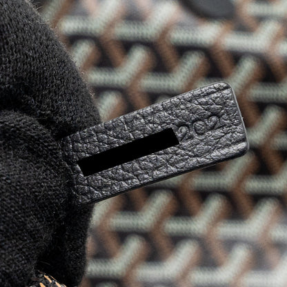 Goyard Saint Louis Tote GM – Black Goyardine Canvas & Leather, Silver Hardware
