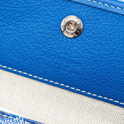 Goyard Saint Louis Tote PM – Blue Goyardine Canvas & Leather, Silver Hardware