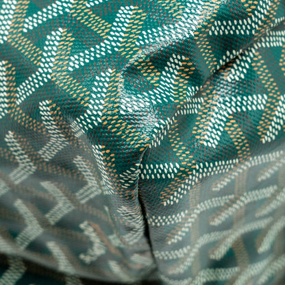 Goyard Saint Louis GM Tote Bag – Green Goyardine Canvas & Calfskin, Silver Hardware