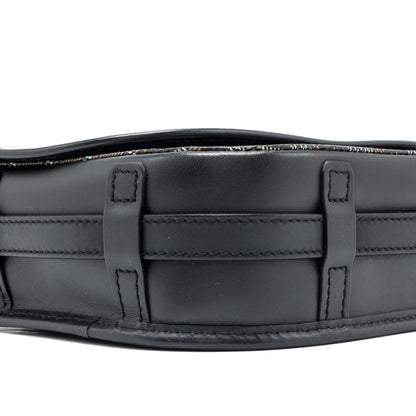 Goyard Belvedere PM Messenger Bag – Black Goyardine Canvas & Calfskin, Silver Hardware