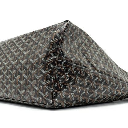 Goyard Saint Louis Tote GM – Black Goyardine Canvas & Leather, Silver Hardware