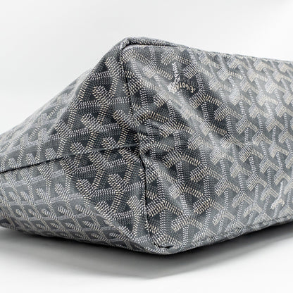 Goyard Saint Louis PM Tote Bag – Grey Goyardine Canvas & Calfskin, Silver Hardware