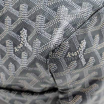 Goyard Saint Louis PM Tote Bag – Grey Goyardine Canvas & Calfskin, Silver Hardware