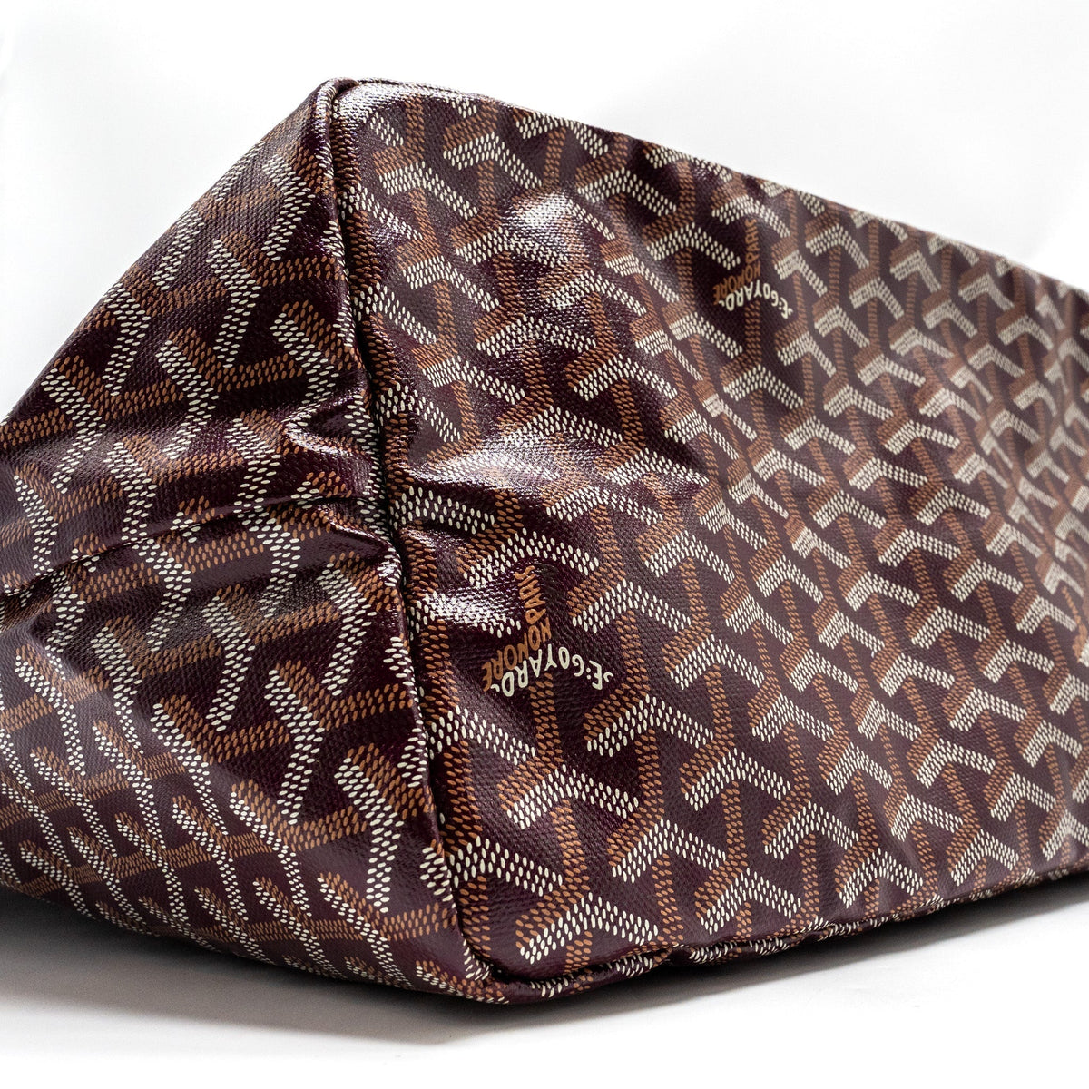 Goyard Saint Louis GM Tote Bag – Burgundy Goyardine Canvas & Calfskin, Silver Hardware