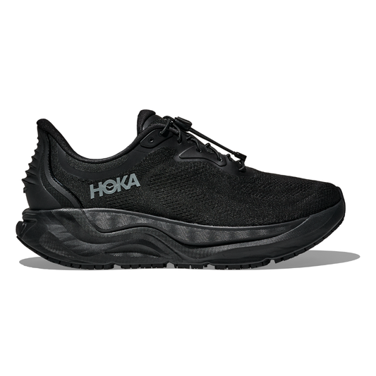 Men's HOKA Arahi SR Slip-Resistant Work Shoes - Black / Black