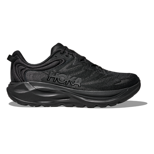 Men's HOKA Gaviota 6 Stability Running Shoes - Black / Black