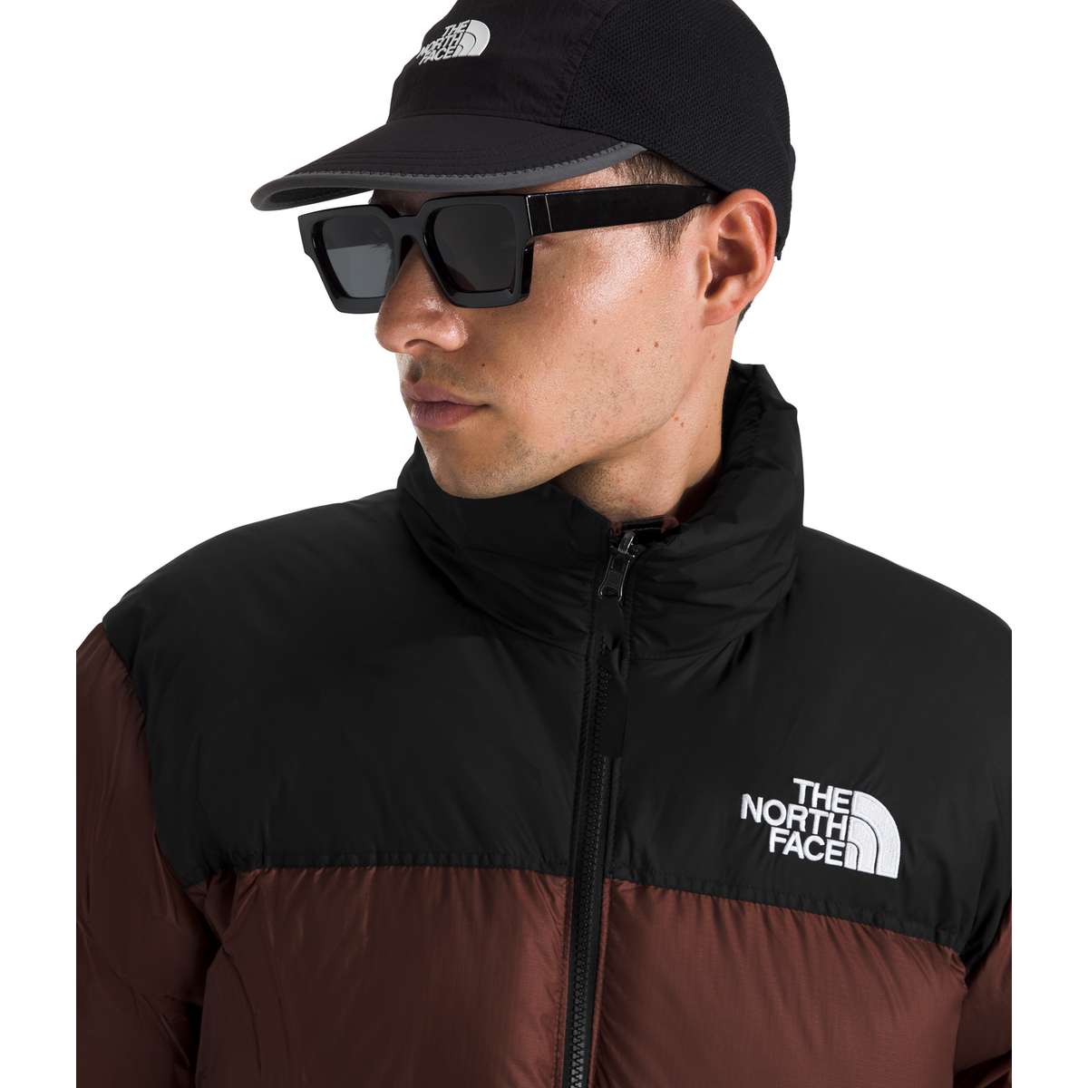 The North Face Men's 1996 Retro Nuptse Jacket – Ember Soil/TNF Black