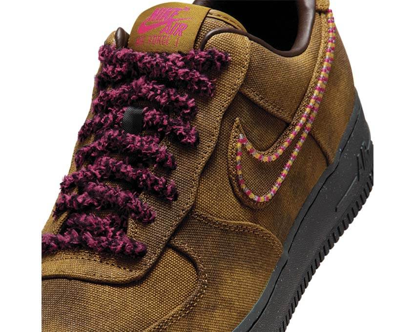 Nike Air Force 1 Boucle QS Unisex Sneakers "Desert Moss"