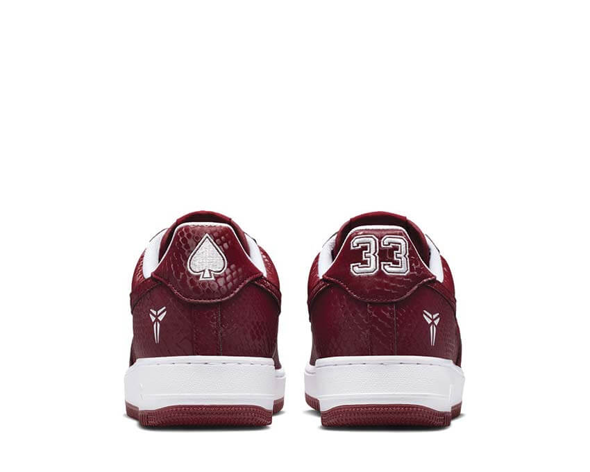 Nike x Kobe Air Force 1 Low "Forever Team Red" Sneakers