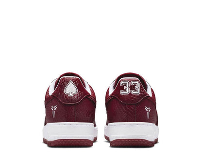 Nike x Kobe Air Force 1 Low "Forever Team Red" Sneakers