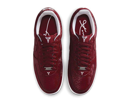 Nike x Kobe Air Force 1 Low "Forever Team Red" Sneakers