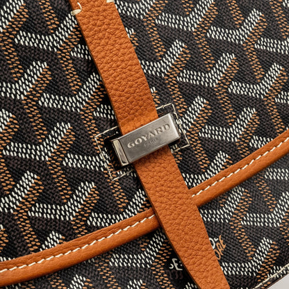 Goyard Belvedere PM Messenger Bag – Brown Goyardine Canvas & Leather, Silver Hardware