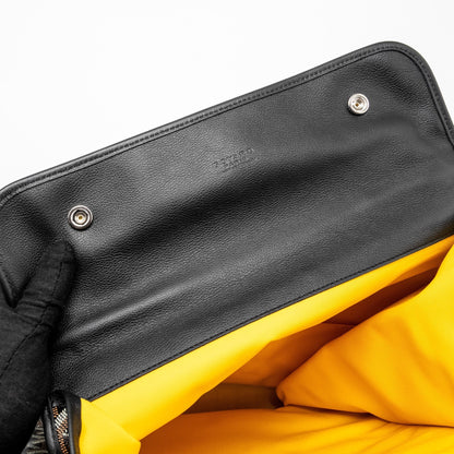 Goyard Saint Léger Backpack – Black Goyardine Canvas & Leather, Silver Hardware