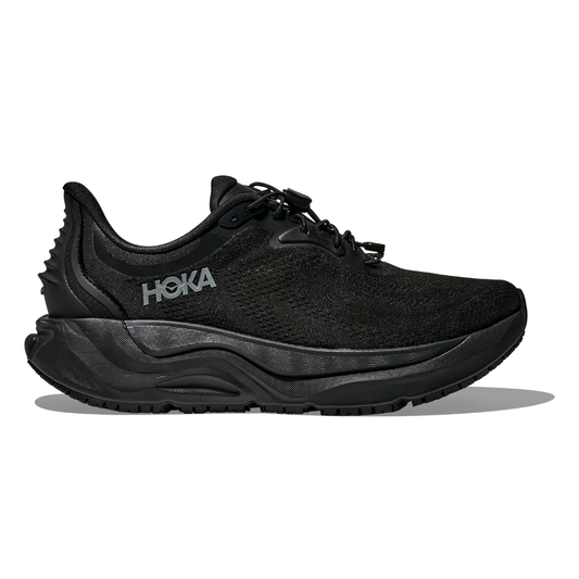 Women's HOKA Arahi SR Slip-Resistant Work Shoes - Black / Black