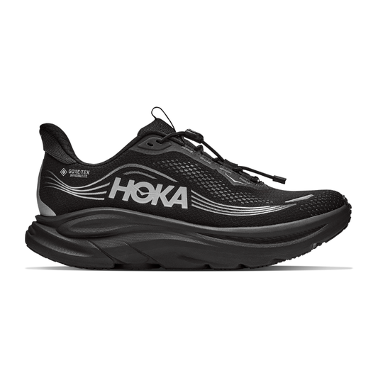 Women's HOKA Clifton 11 GTX Waterproof Running Shoes - Black / Black