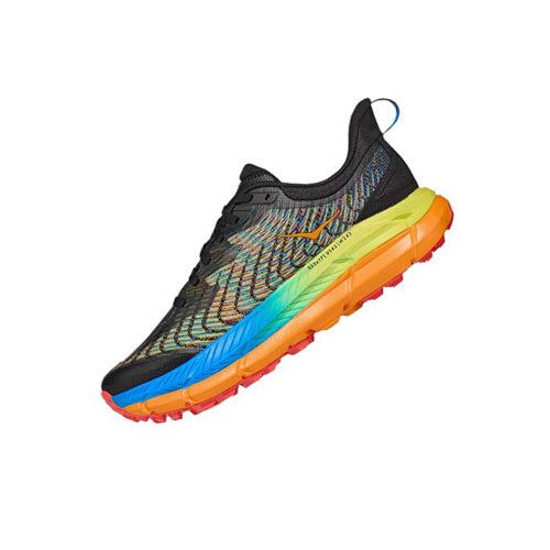 HOKA Sneakers - Black / Multicolor with Gradient Sole
