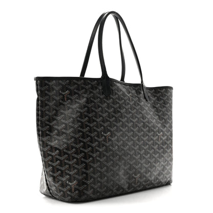 GOYARD Goyardine Saint Louis PM Tote Bag – Black