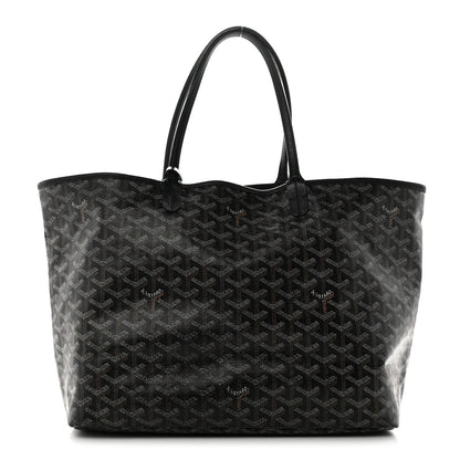 GOYARD Goyardine Saint Louis PM Tote Bag – Black