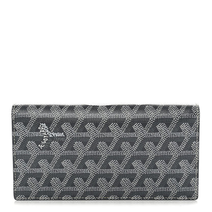 GOYARD Goyardine Long Bi-Fold Wallet – Grey