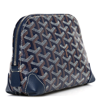 Goyard Vendôme Toiletry Pouch – Navy Blue Goyardine Canvas