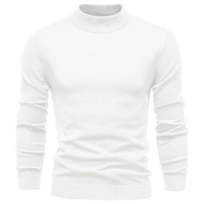 Men's Mockneck Pullover Sweater