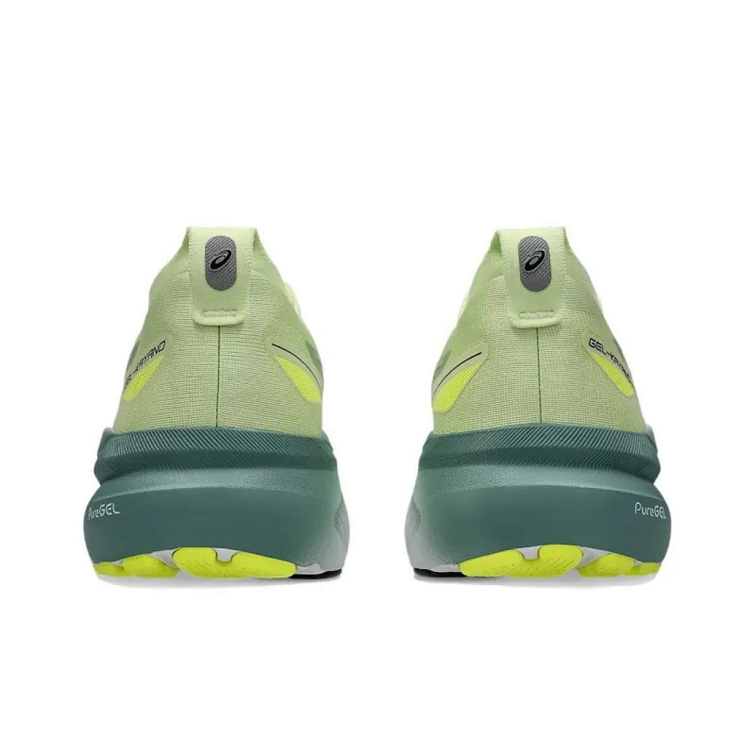 ASICS Sneakers - Light Green / Grey with Lime Accen