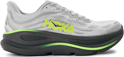 HOKA Women's Sneakers – Light Gray/Lime