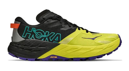 HOKA Women's Sneakers – Lime/Black/Purple