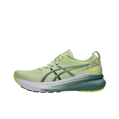 ASICS Sneakers - Light Green / Grey with Lime Accen