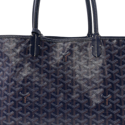 GOYARD Goyardine Saint Louis PM Tote Bag – Navy