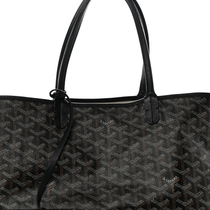 GOYARD Goyardine Saint Louis PM Tote Bag – Black
