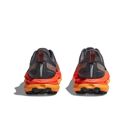 HOKA Sneakers - Black / Dark Grey with Orange & Yellow Accents