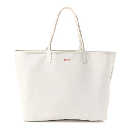 GOYARD Goyardine Reversible Anjou PM Tote – White
