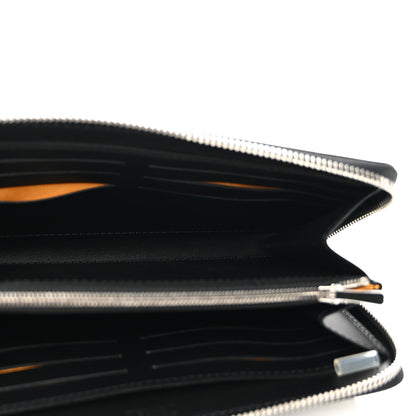 GOYARD Goyardine Matignon Zip Around GM Wallet – Black