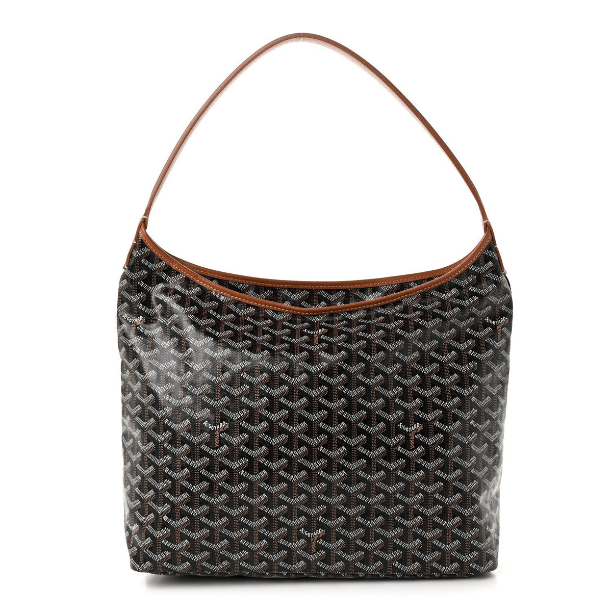 GOYARD Goyardine Bohème Hobo Bag – Black / Gold