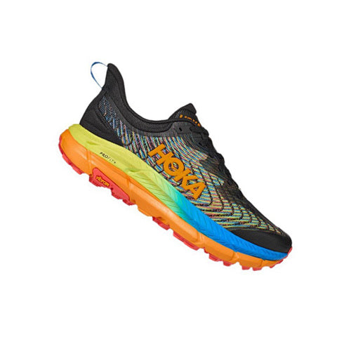 HOKA Sneakers - Black / Multicolor with Gradient Sole